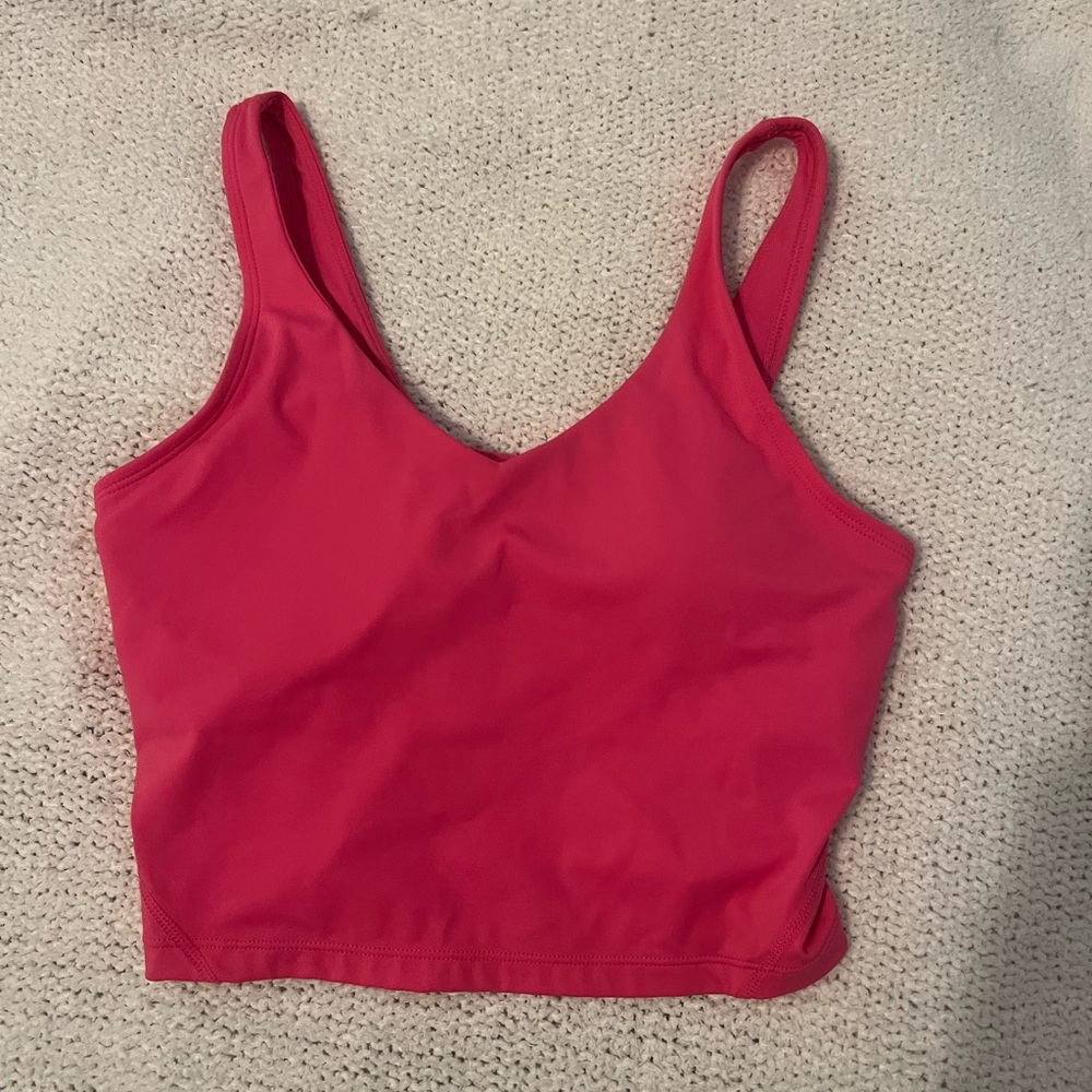 Hot pink tank top